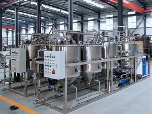 Gran equipo moderno para refinar aceite de ricino y aceite de ricino