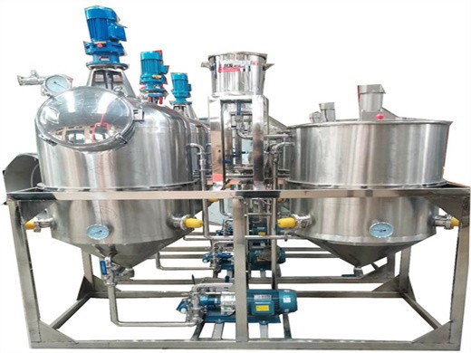 Fabricantes y proveedores de máquinas de refinación de aceite comestible en China