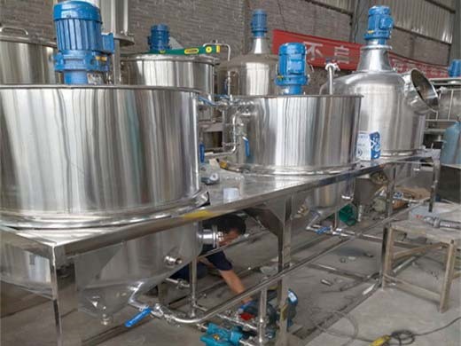Planta de producción de equipos para la refinación de aceite de colza en Argentina